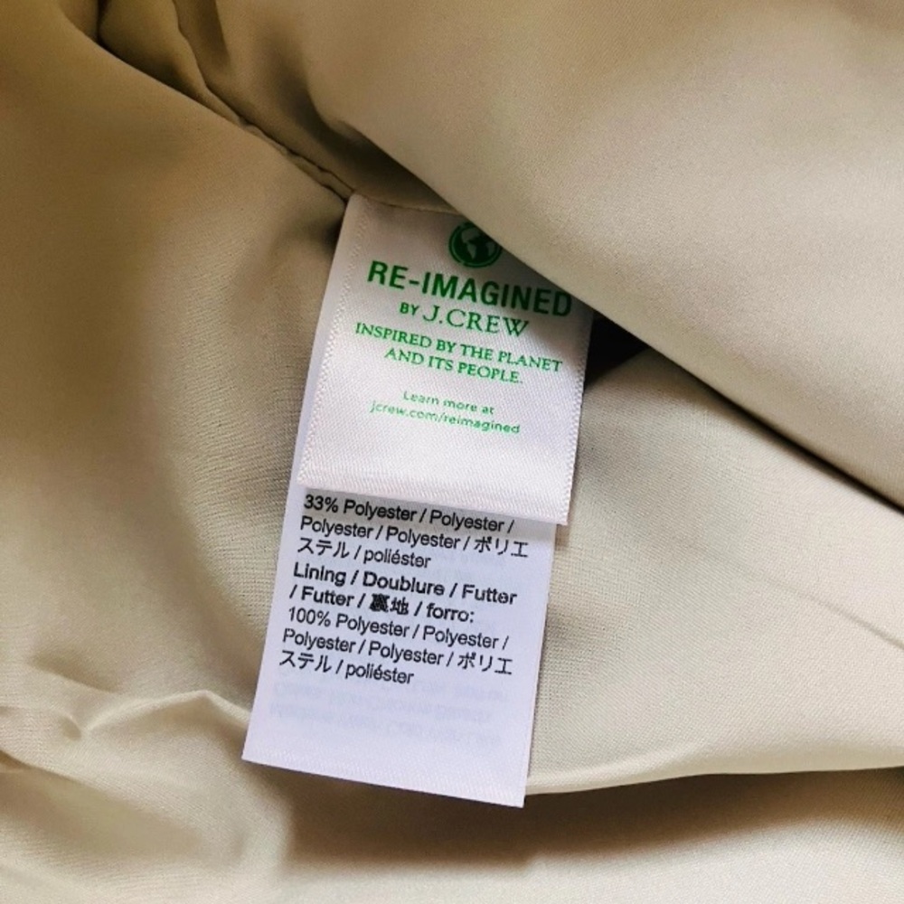 J. Crew Hayden Tan Linen Blend Kickout Crop Flare Pant size 2 - Picture 9 of 9